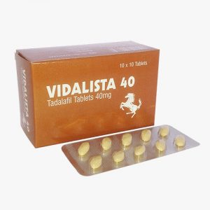 Vidalista (Generic Cialis) 40mg Pack of 10 Tablets $19.00